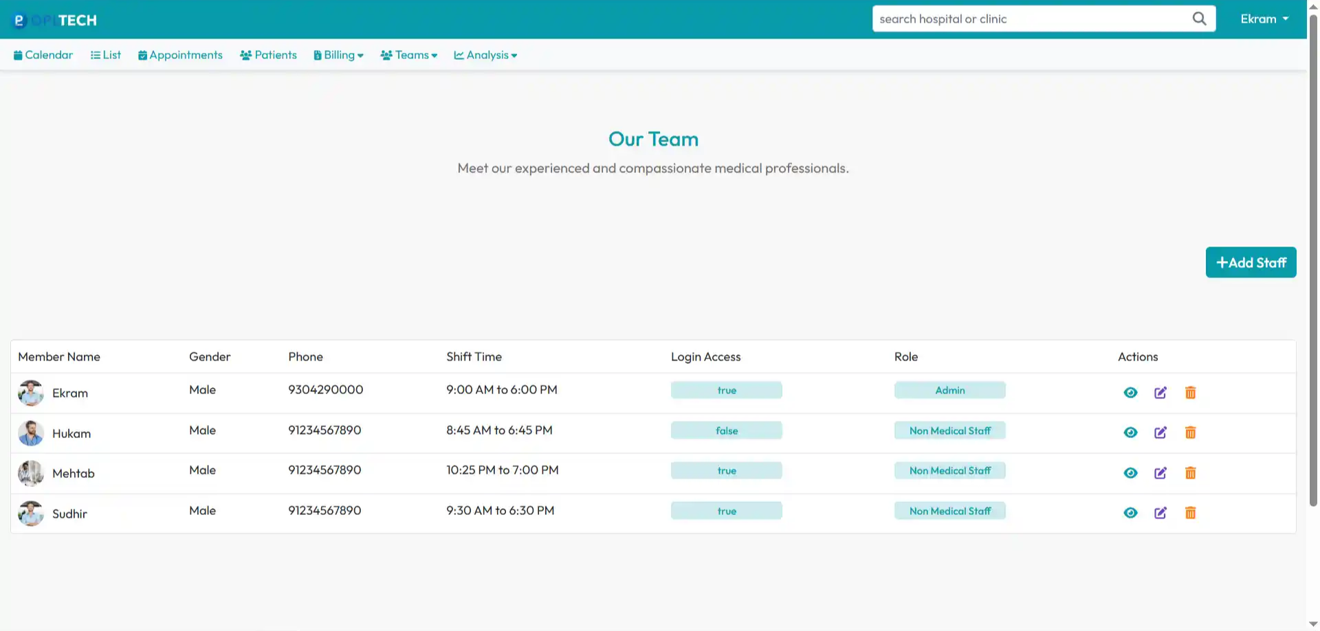 HMS — Teams