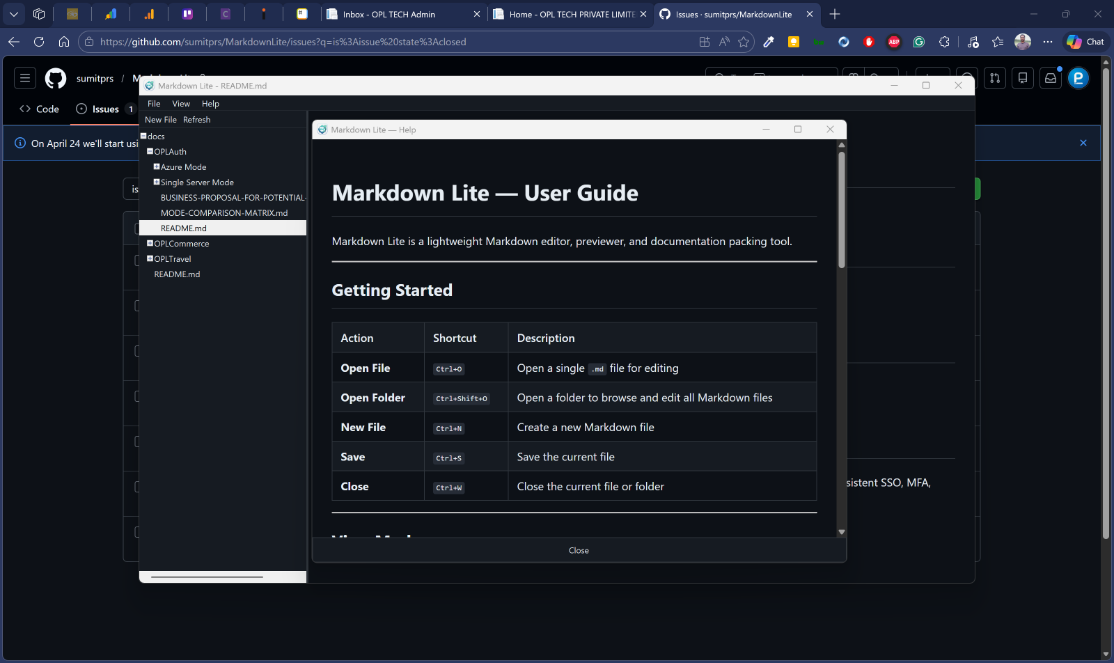 Markdown Lite — User Guide